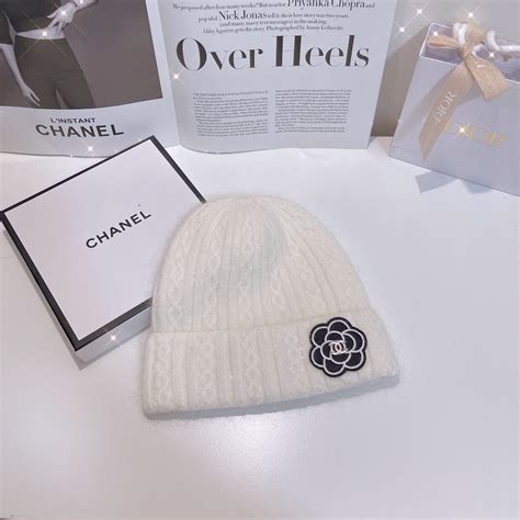 chanel logo beanie|Chanel beanie 2022.